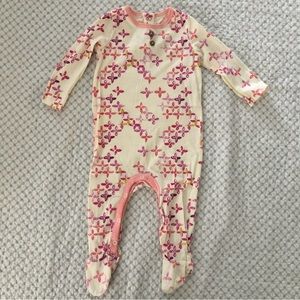 Burt’s bees 3-6 month footie pajamas